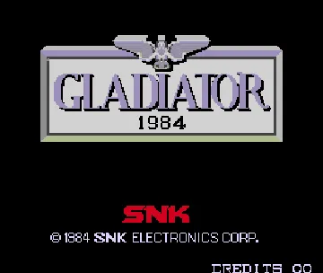 Gladiator 1984 screen shot title